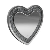 Aiko Heart Shape Wall Mirror Silver 961535