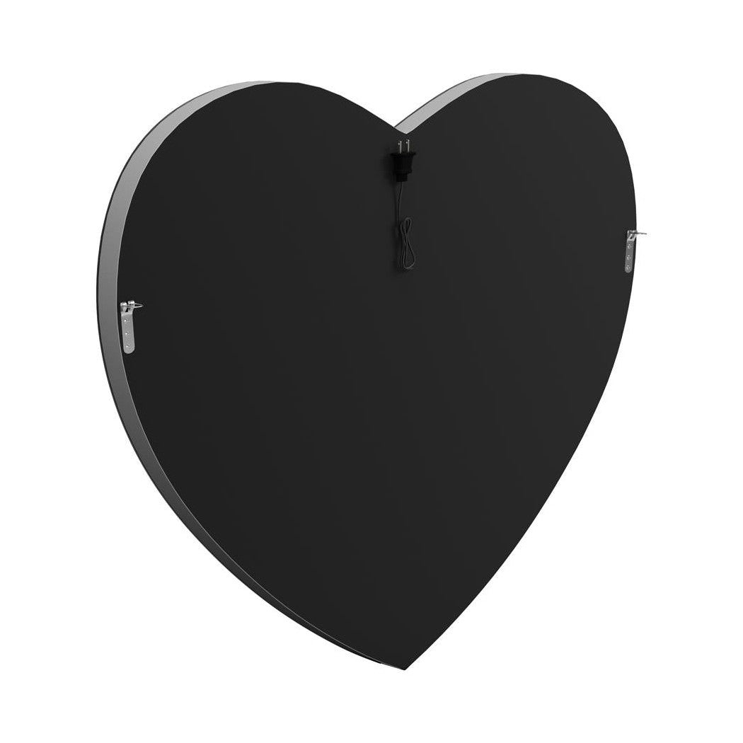 Aiko Heart Shape Wall Mirror Silver 961535