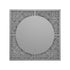 Theresa LED Wall Mirror Silver and Black 961554