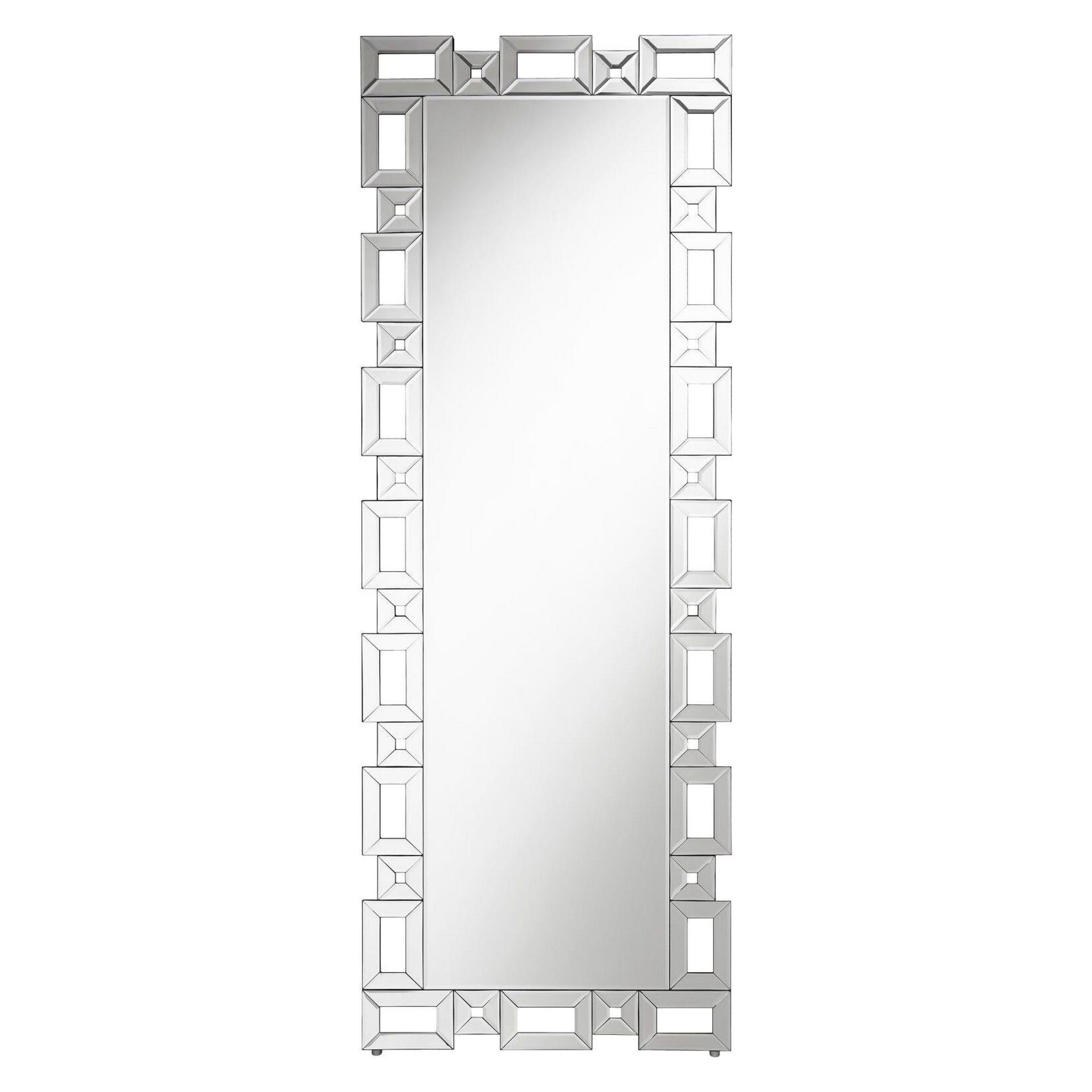 Tavin Geometric Frame Cheval Mirror 961634