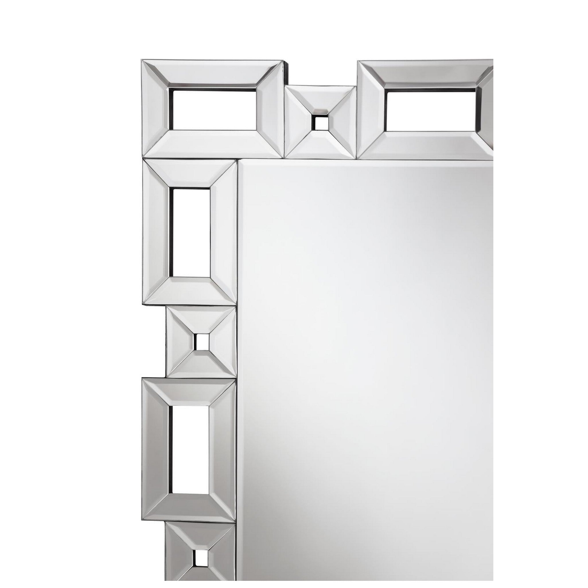 Tavin Geometric Frame Cheval Mirror 961634