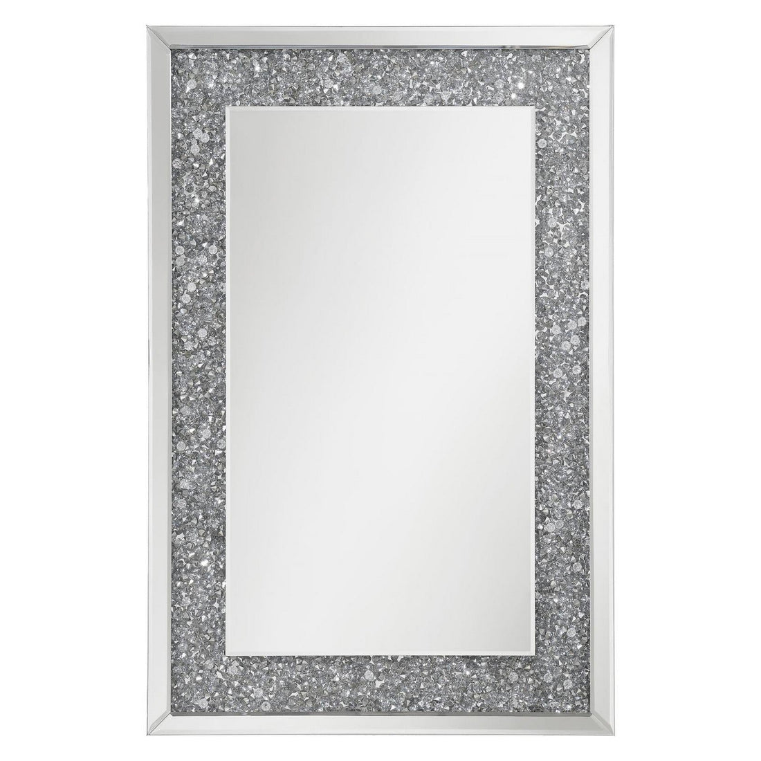 Valerie Crystal Inlay Rectangle Wall Mirror 961635