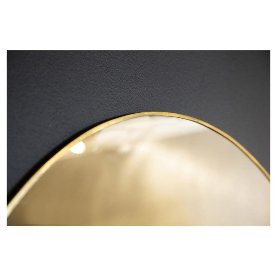 Hermione Round Wall Mirror Gold 963485