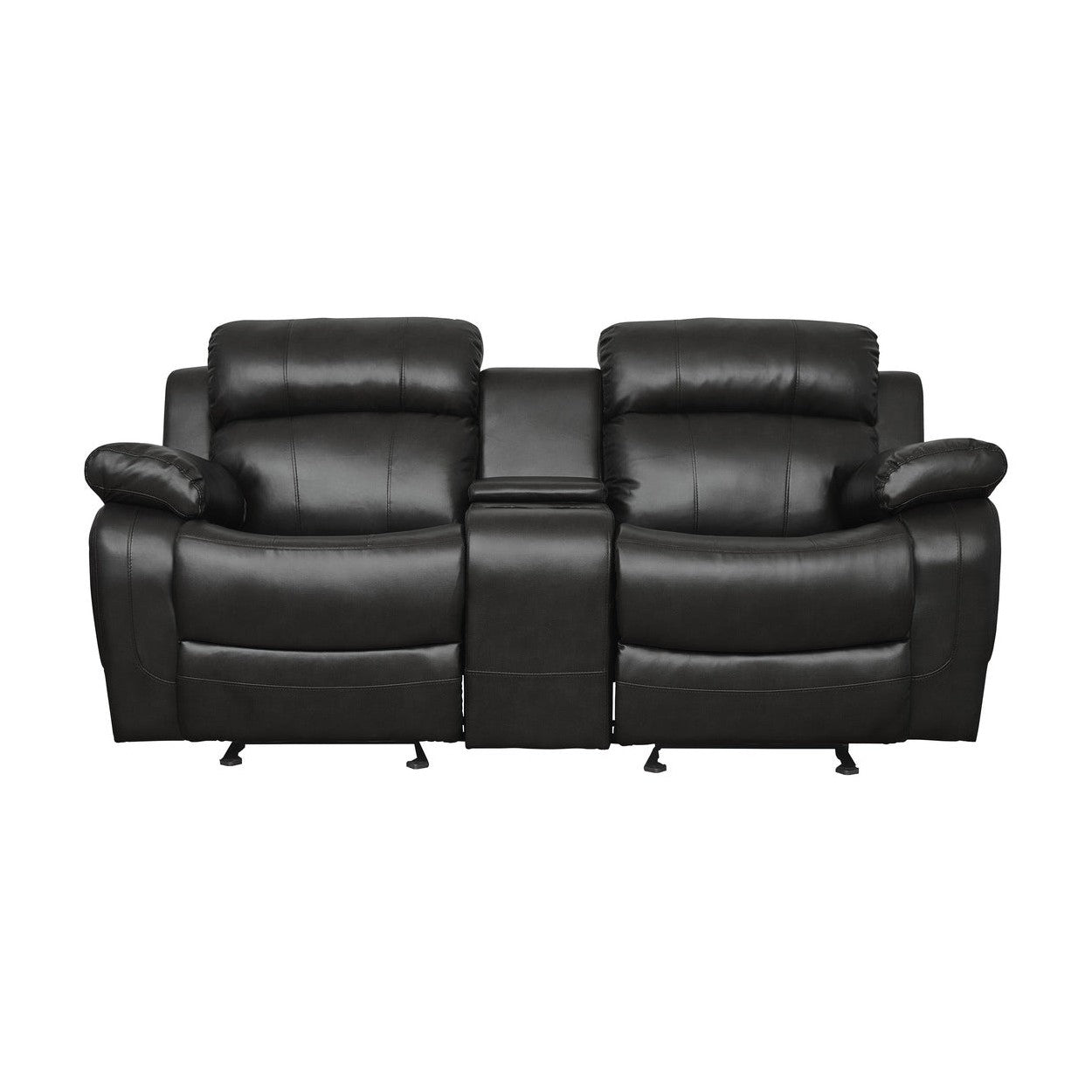 2PC SET: SOFA, LOVE 9724BLK*2