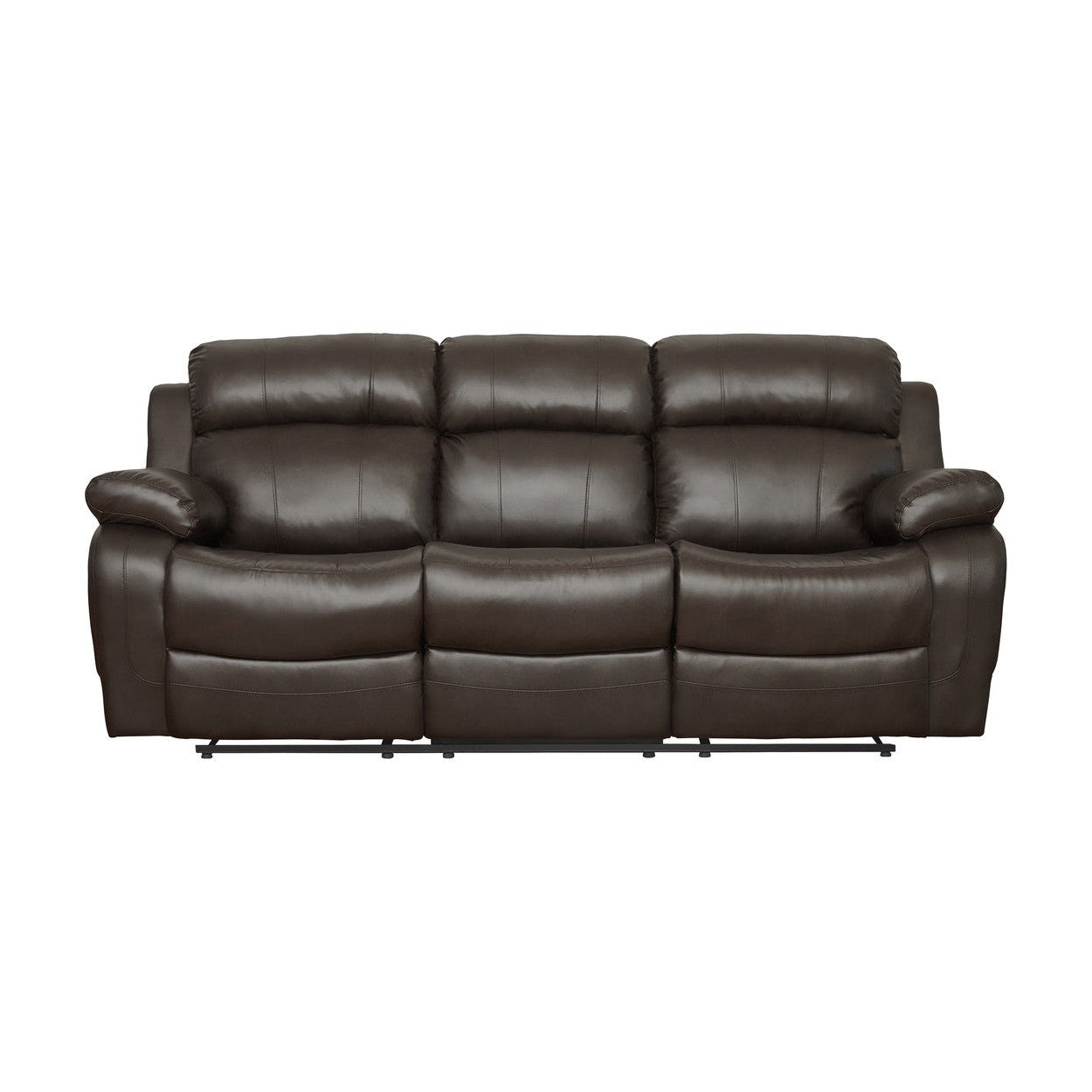 DOUBLE RECLINING SOFA W/ CNTR DROP-DOWN CUP-HLDR 9724BRW-3