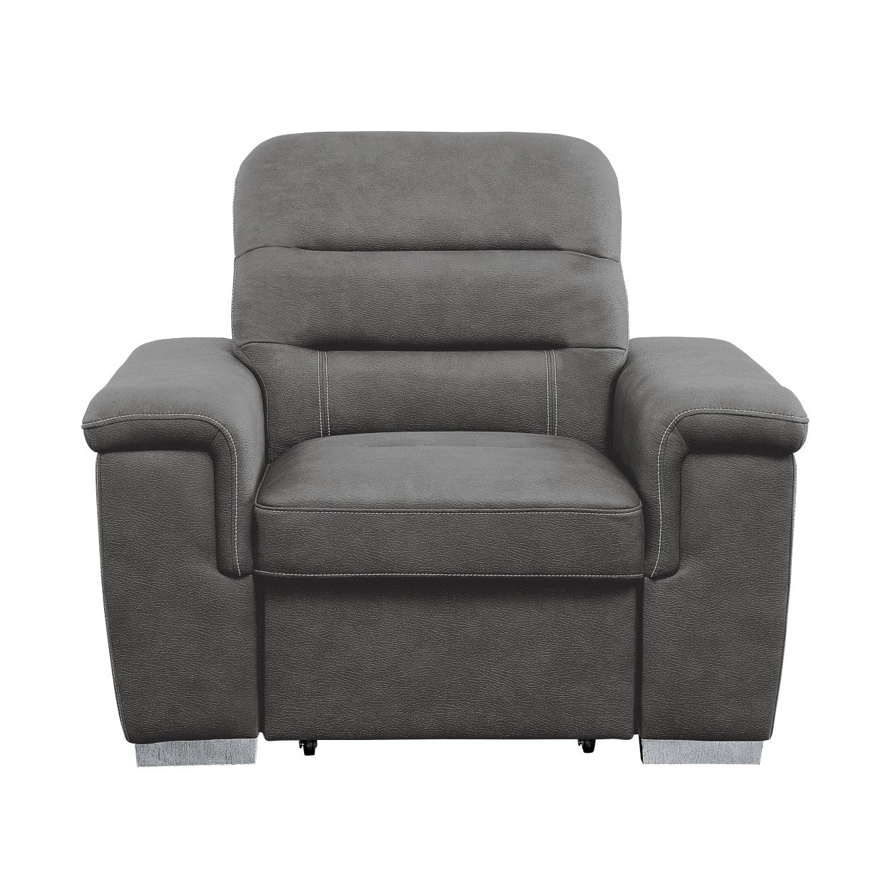 Chair with pull out ottoman hot sale