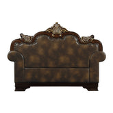 (2) LOVE SEAT, 2 PILLOWS, BROWN CHENILLE & P/U 9815-2*