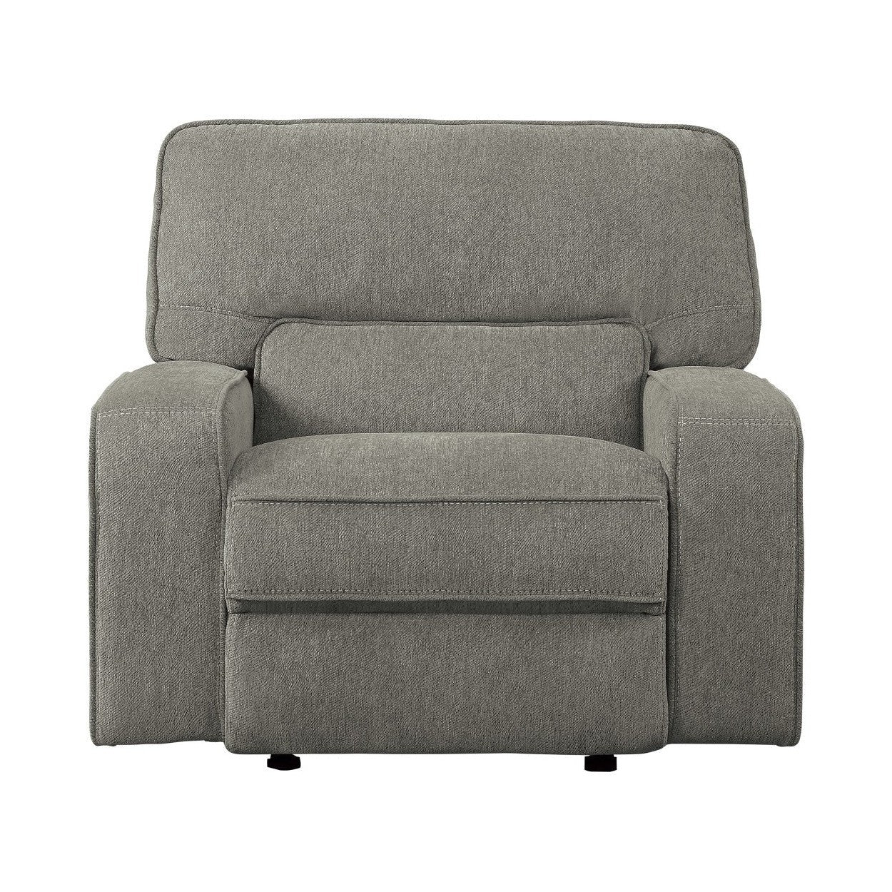 GLIDER RECLINING CHAIR, MOCHA 100% POLYESTER 9849MC-1