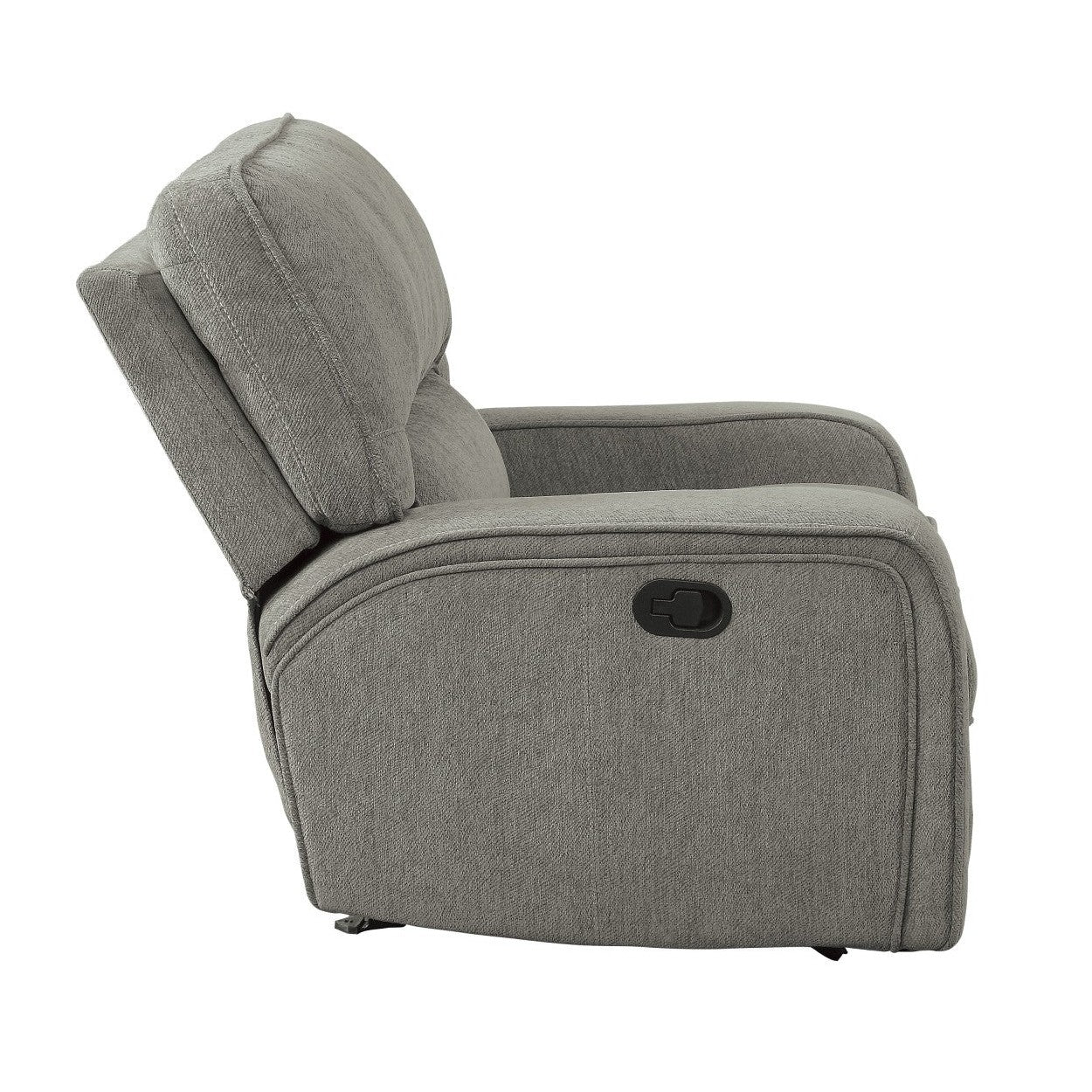 GLIDER RECLINING CHAIR, MOCHA 100% POLYESTER 9849MC-1