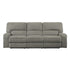 POWER DOUBLE RECLINING SOFA WITH POWER HEADRESTS & USB PORTS, MOCHA 100% POLYESTER 9849MC-3PWH