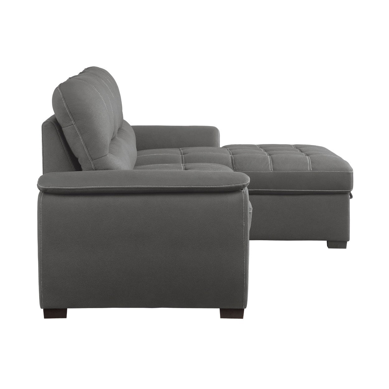 2PC SET: SECTIONAL 9858GY*SC