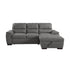 2PC SET: SECTIONAL 9858GY*SC