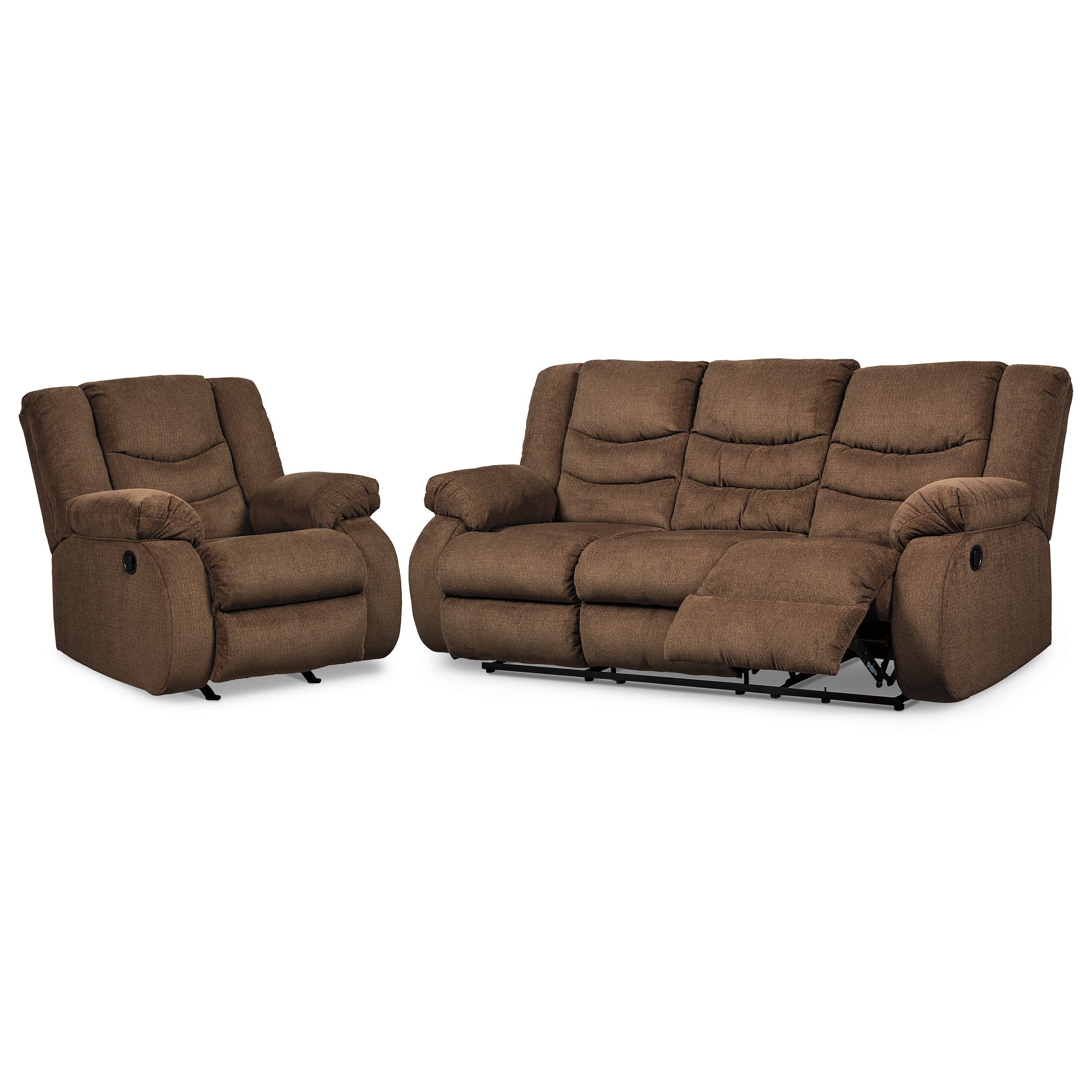 Tulen Reclining Sofa with Recliner Ash-98605U2