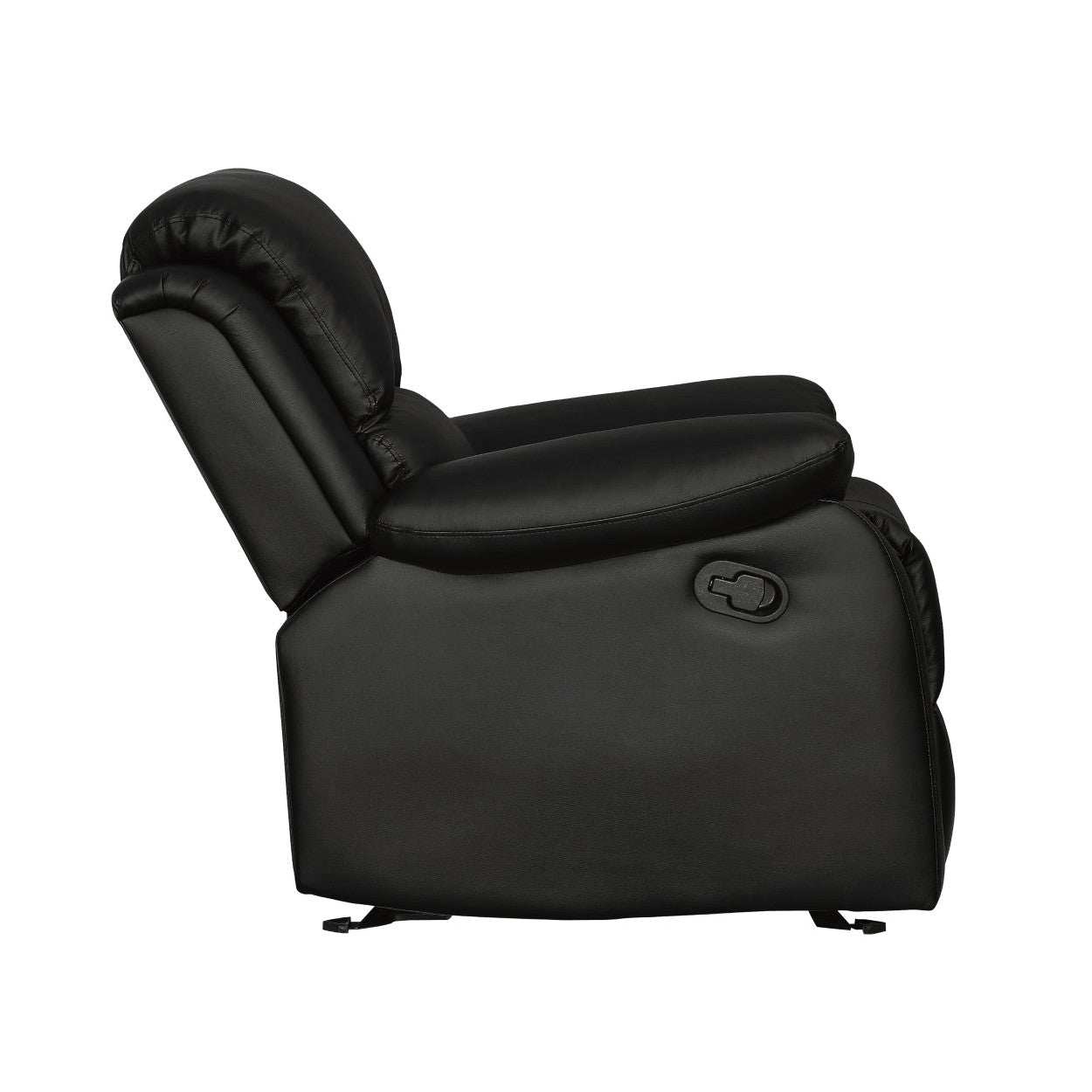 GLDR RCLNR CHAIR, BLACK P/U 9928BLK-1