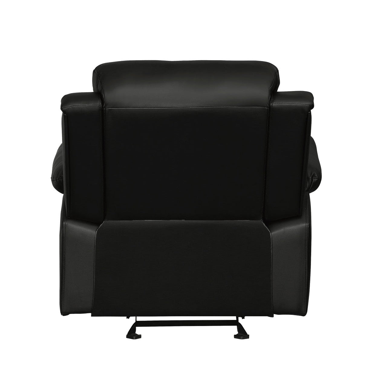 GLDR RCLNR CHAIR, BLACK P/U 9928BLK-1