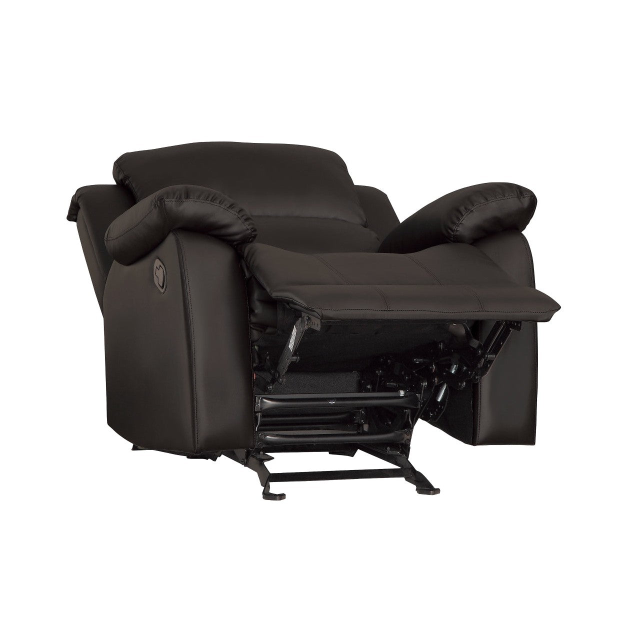 GLDR RCLNR CHAIR, DARK BROWN P/U 9928DBR-1