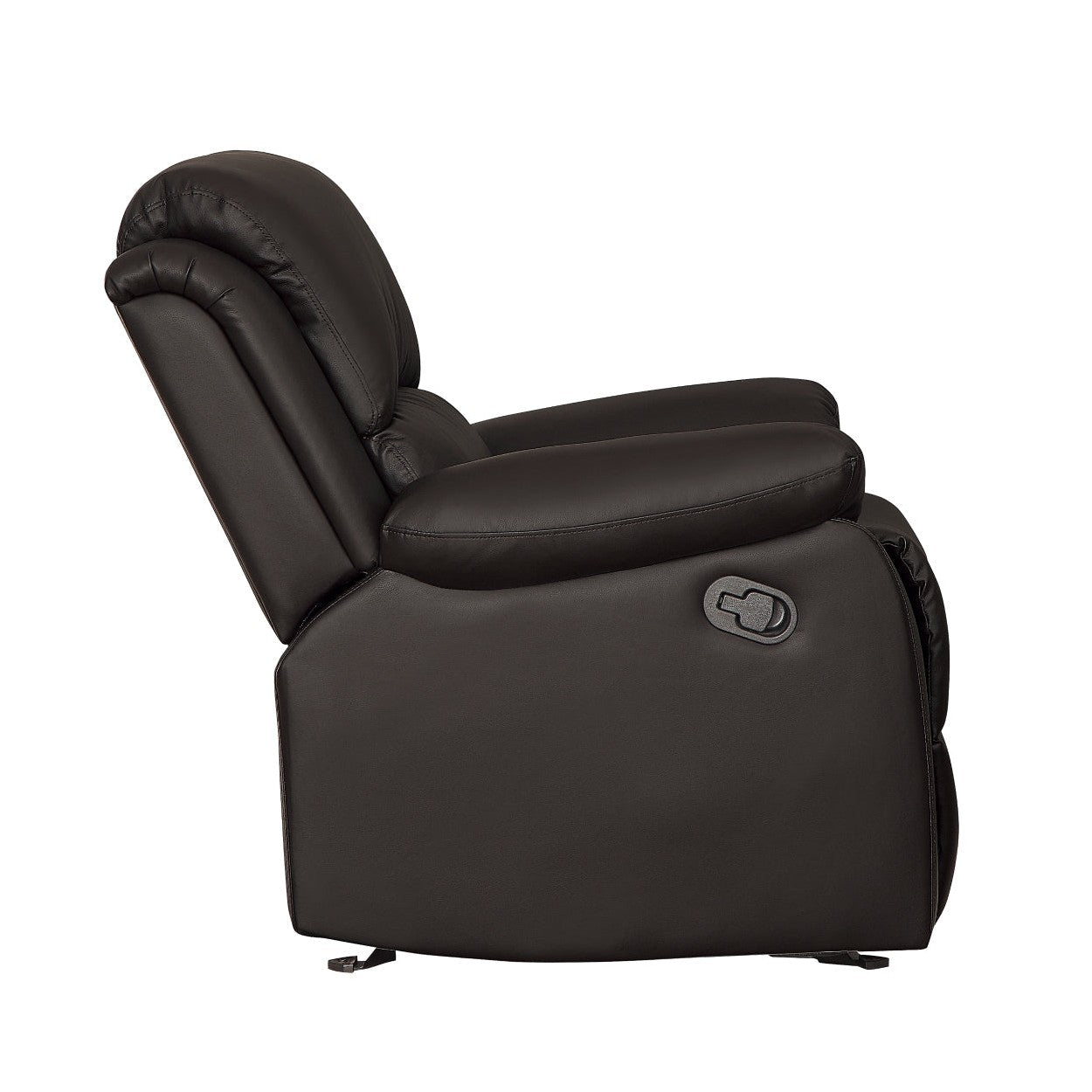 GLDR RCLNR CHAIR, DARK BROWN P/U 9928DBR-1