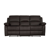 D. RCLNR SOFA W/ DROP DOWN CUP HOLDERS 9928DBR-3