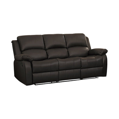 D. RCLNR SOFA W/ DROP DOWN CUP HOLDERS 9928DBR-3