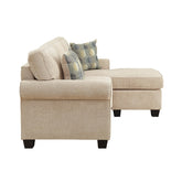 REVERSIBLE SOFA CHAISE, 2 PILLOWS, 100% POLY. , USE HM9967-3SC 9967-3SC