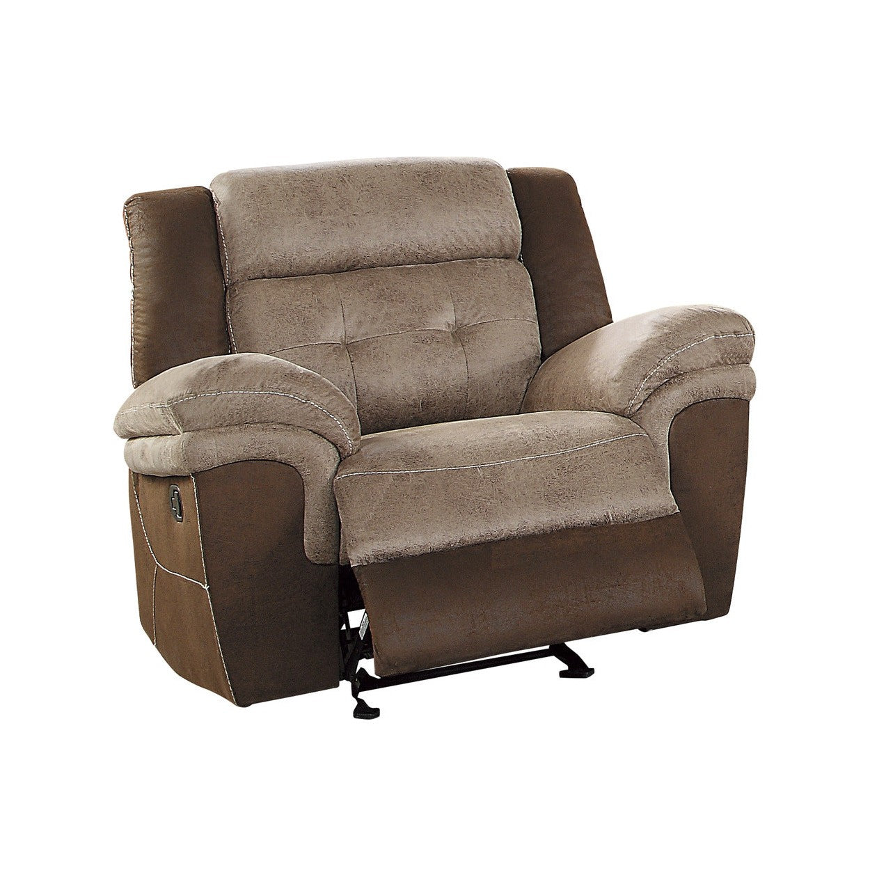 GLIDER RECLINING CHAIR, POLISHED MICROFIBER 9980-1