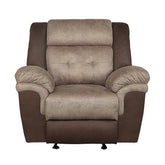 GLIDER RECLINING CHAIR, POLISHED MICROFIBER 9980-1