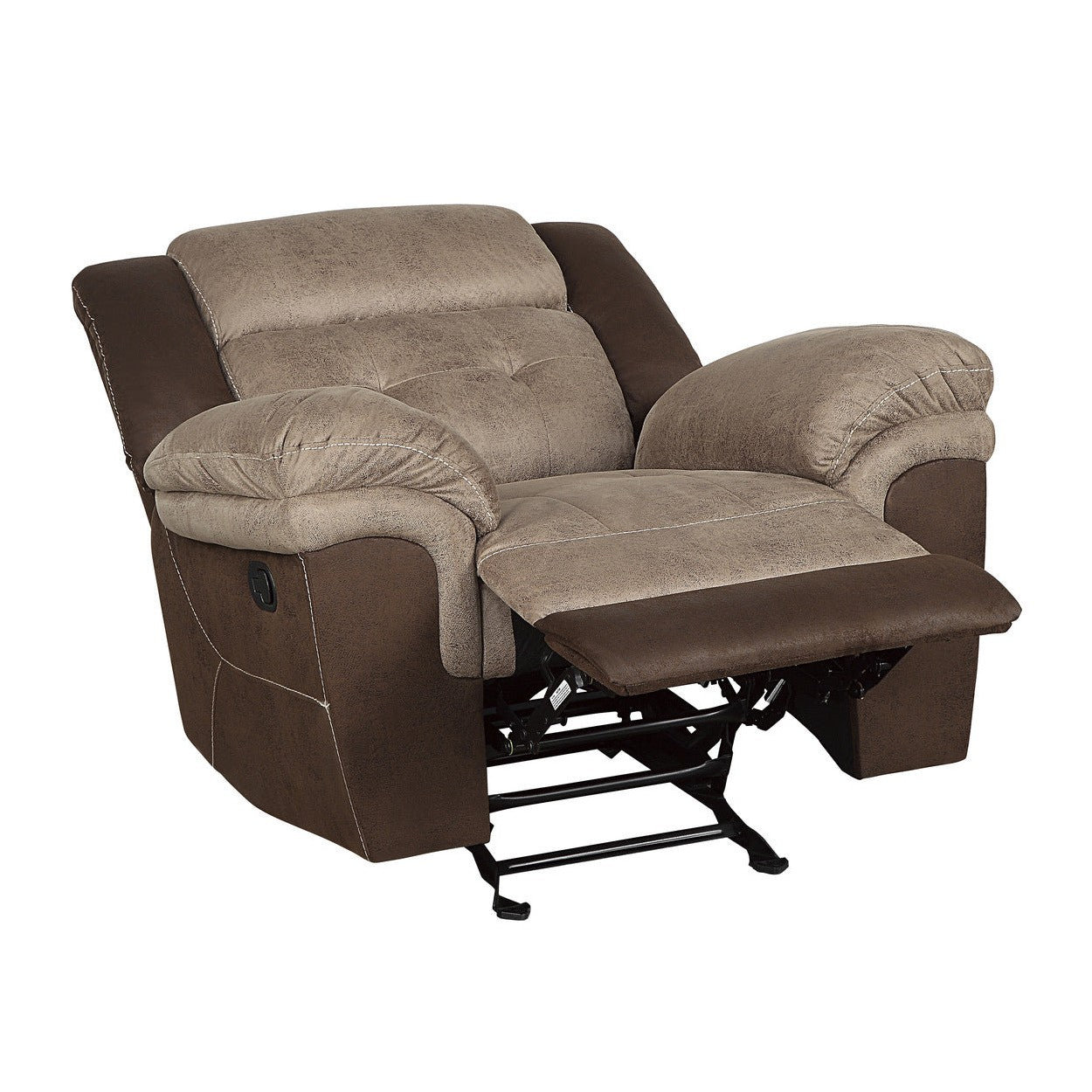 GLIDER RECLINING CHAIR, POLISHED MICROFIBER 9980-1