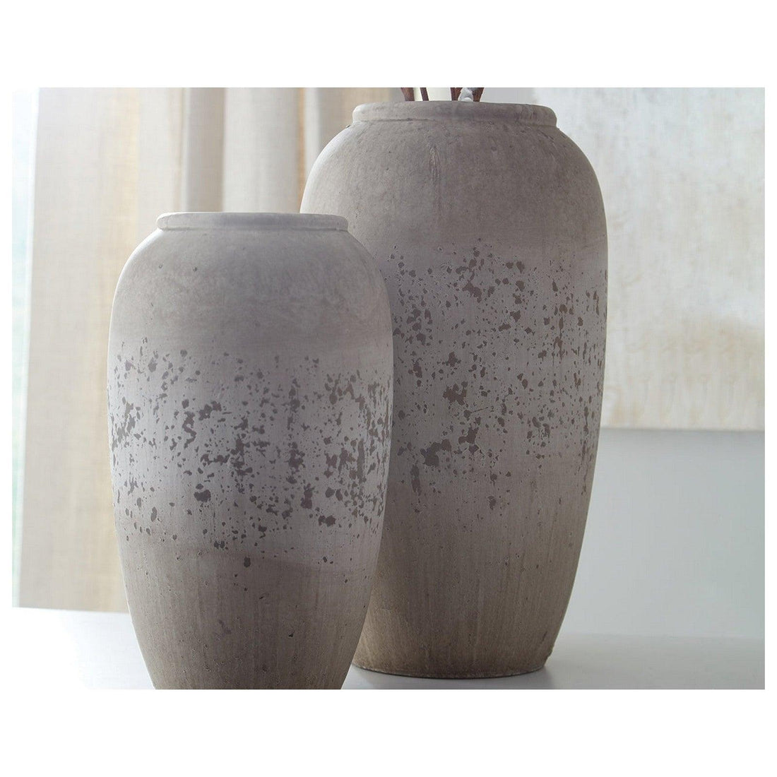 Dimitra Vase (Set of 2) Ash-A2000110