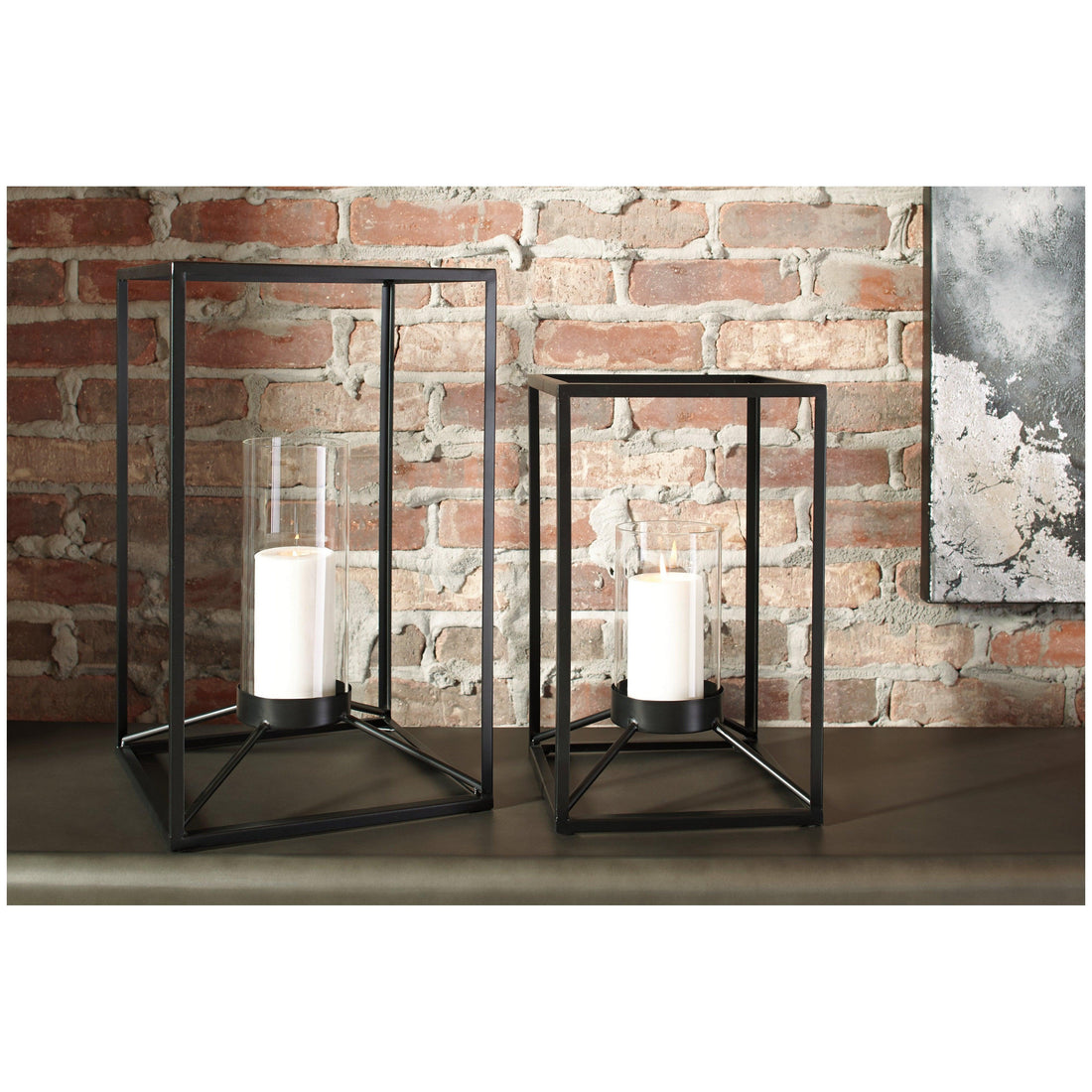 Dimtrois Lantern (Set of 2) Ash-A2000133