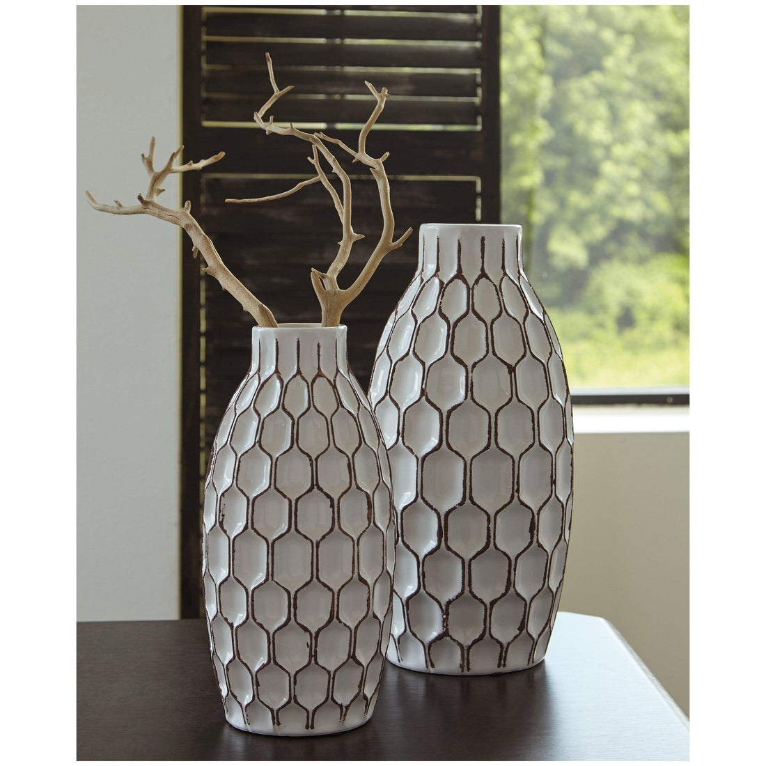 Dionna Vase (Set of 2) Ash-A2000329