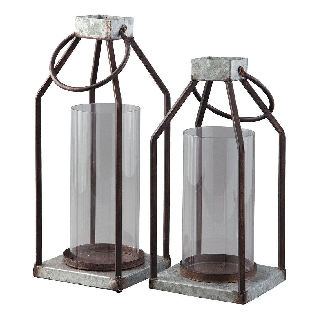 Diedrick Lantern (Set of 2) Ash-A2000346