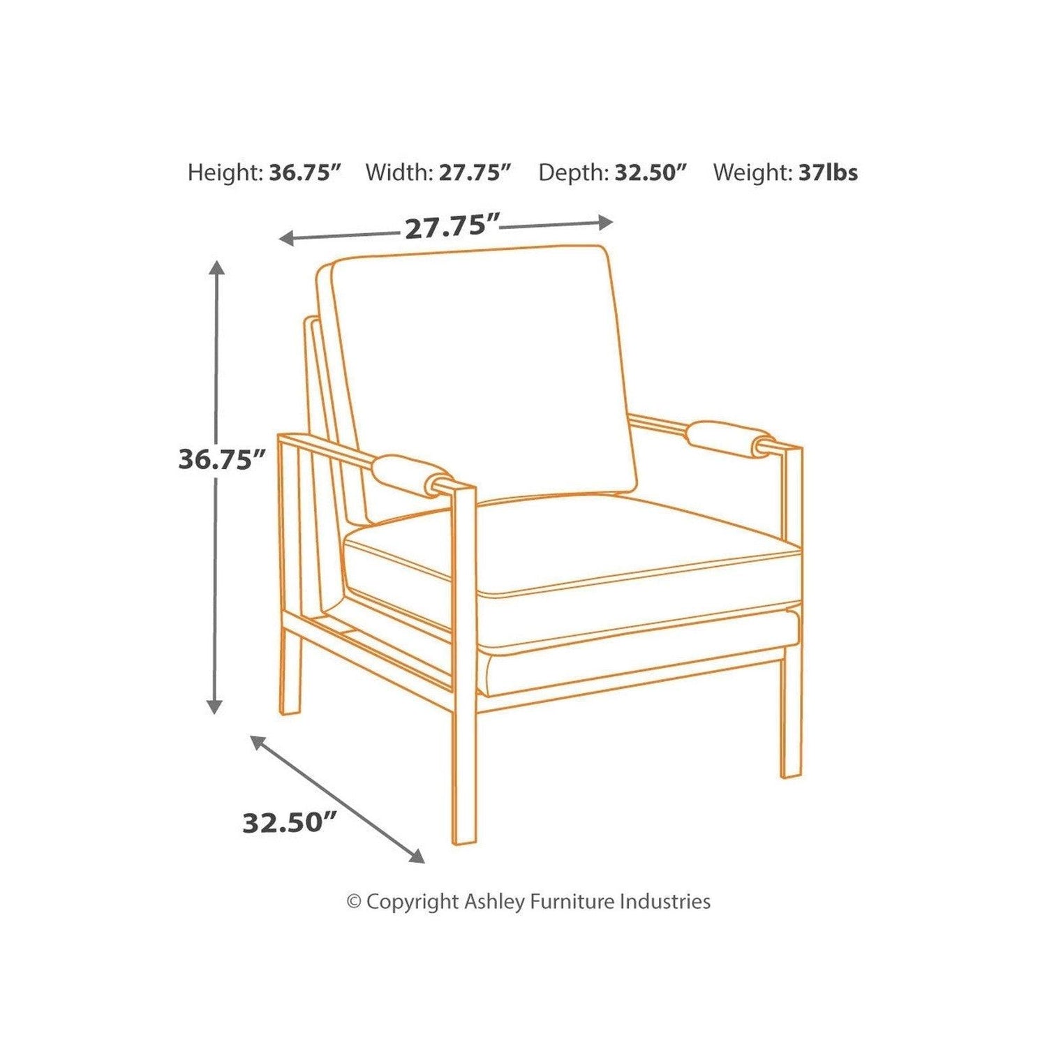 Peacemaker Accent Chair Ash-A3000029