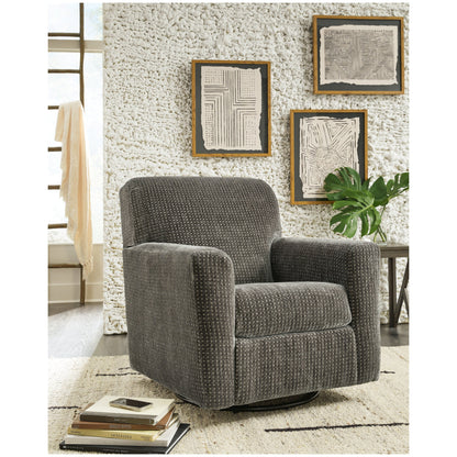 Herstow Swivel Glider Accent Chair Ash-A3000366