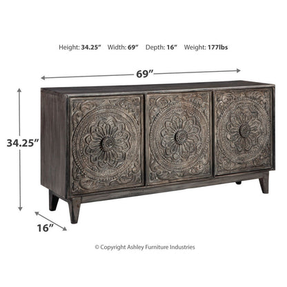 Fair Ridge Accent Cabinet Ash-A4000028