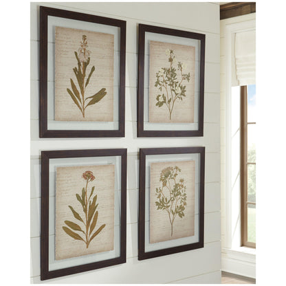 Dyani Wall Art (Set of 4) Ash-A8000198