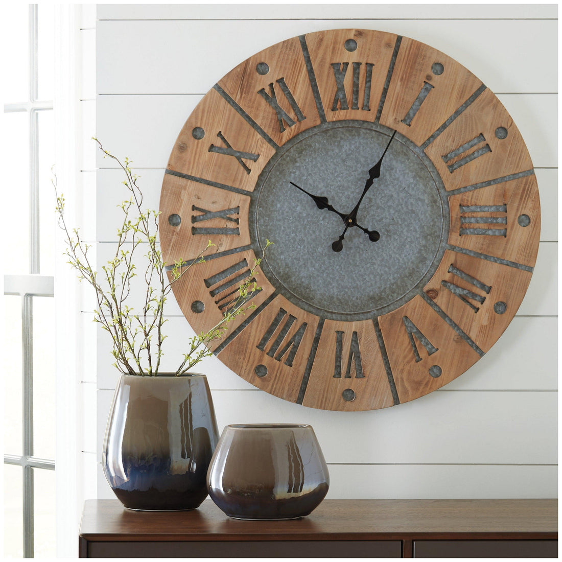 Payson Wall Clock Ash-A8010076