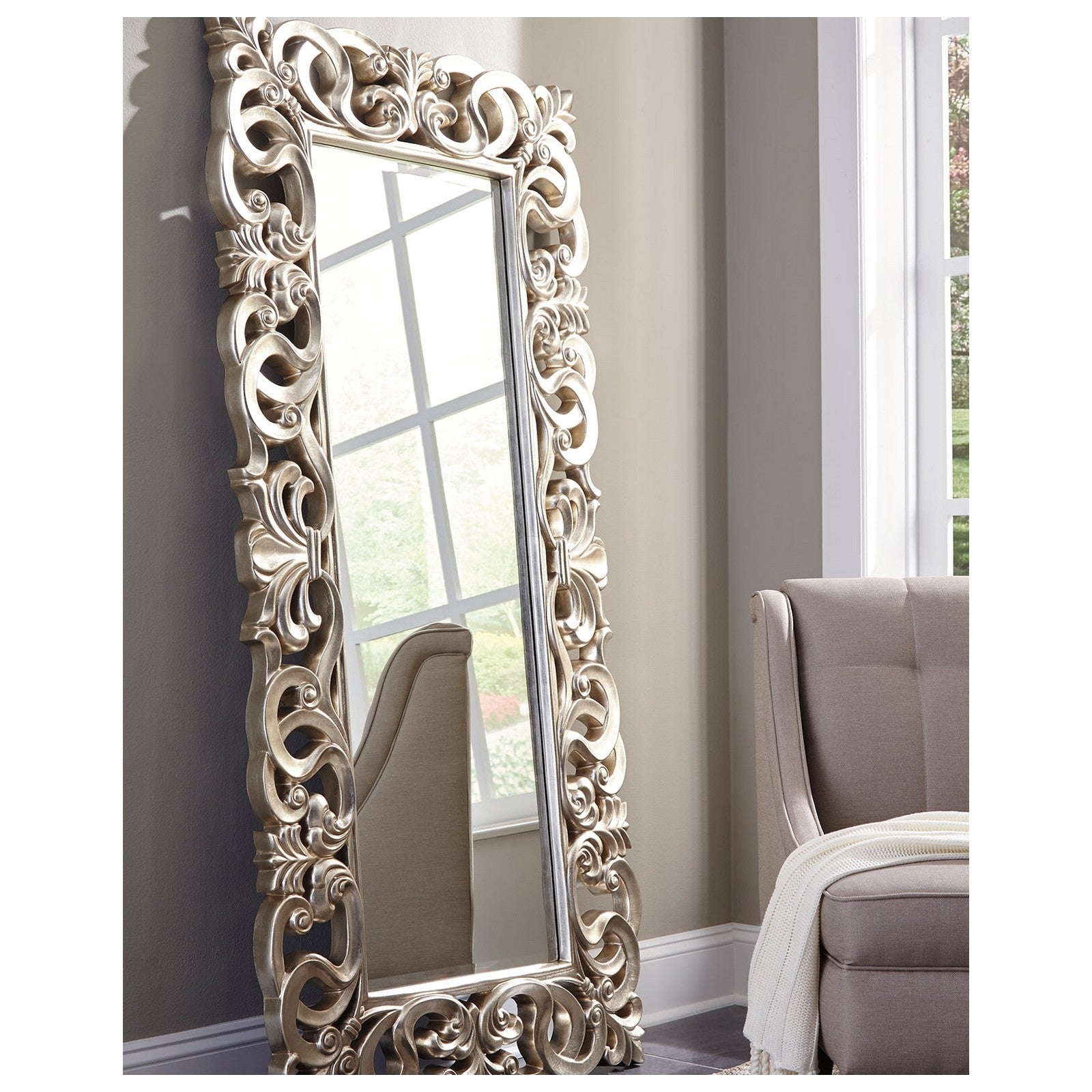 Lucia Floor Mirror Ash-A8010123