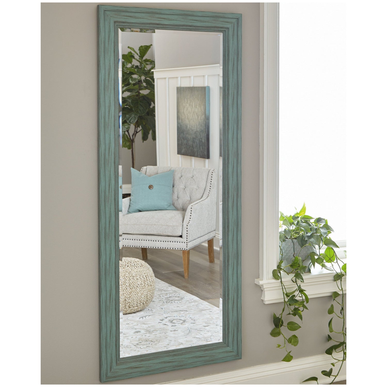 Jacee Floor Mirror Ash-A8010221