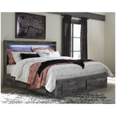 Baystorm Panel Bed with 6 Storage Drawers