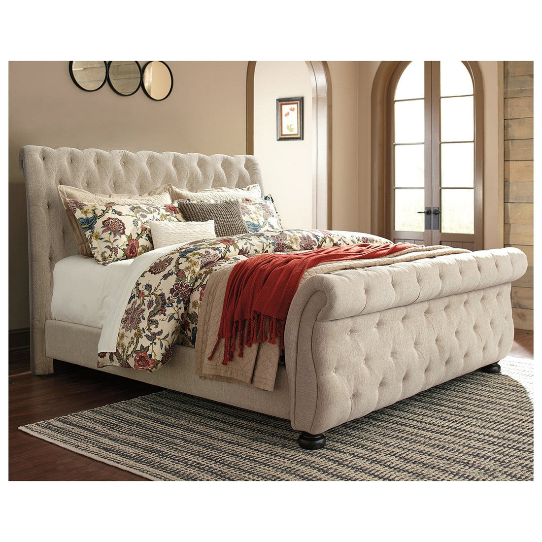 Willenburg Upholstered Sleigh Bed