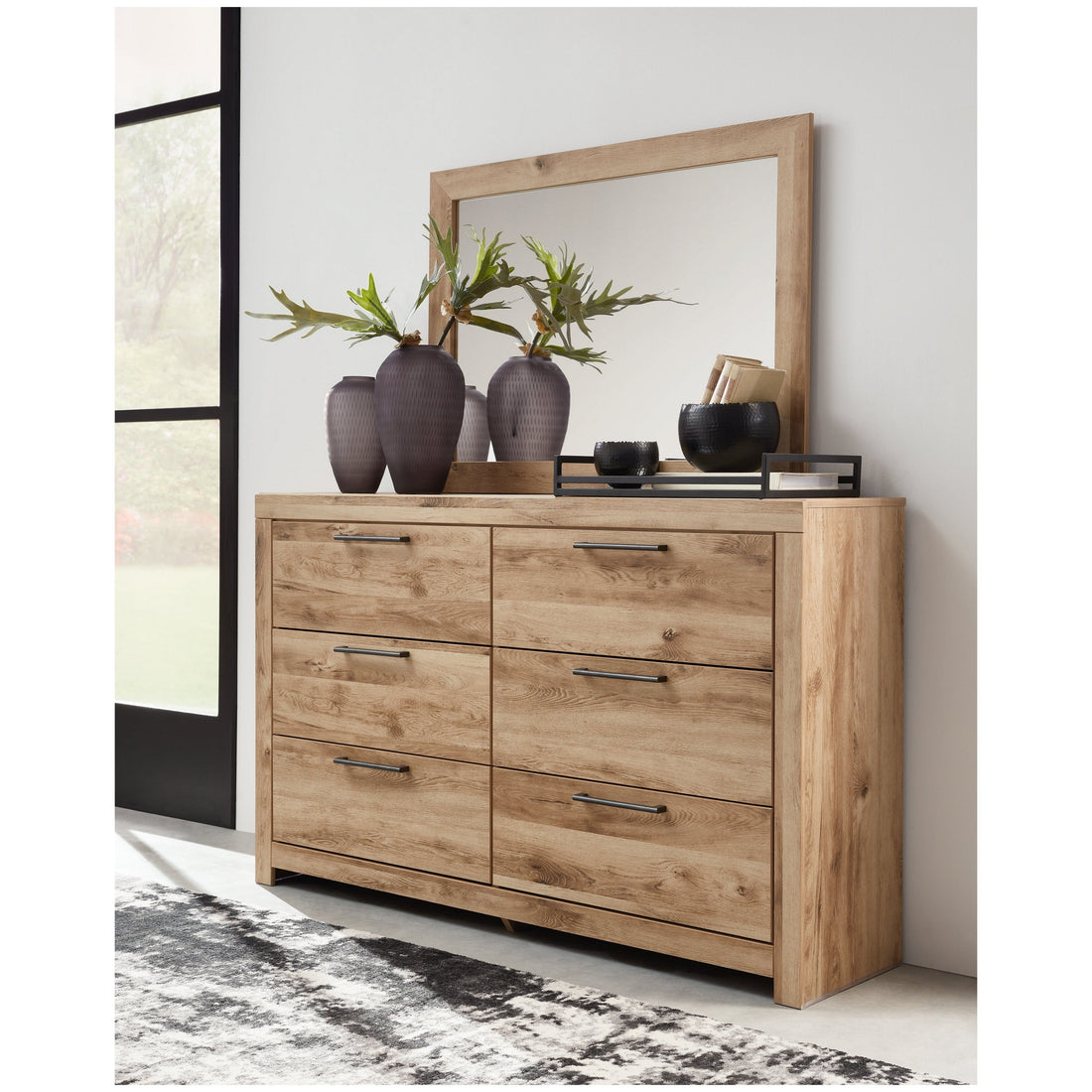 Hyanna Dresser and Mirror Ash-B1050B1