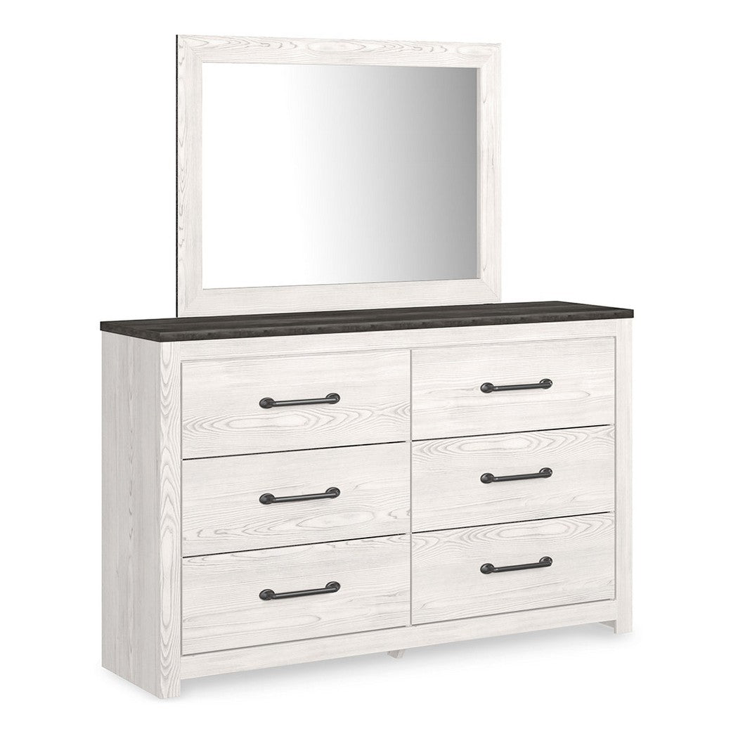 Gerridan Queen Panel Bed with Dresser and Mirror, Chest and 2 Nightstands Ash-B1190B13