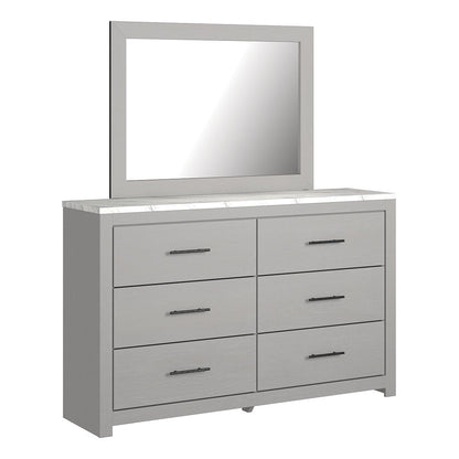 Cottonburg Dresser and Mirror Ash-B1192B1