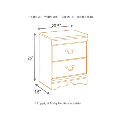 Huey Vineyard Queen Sleigh Headboard with Dresser, Mirror and 2 Nightstands Ash-B128B21