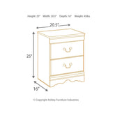 Huey Vineyard Nightstand Ash-B128-92