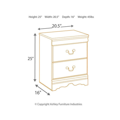 Huey Vineyard Nightstand Ash-B128-92