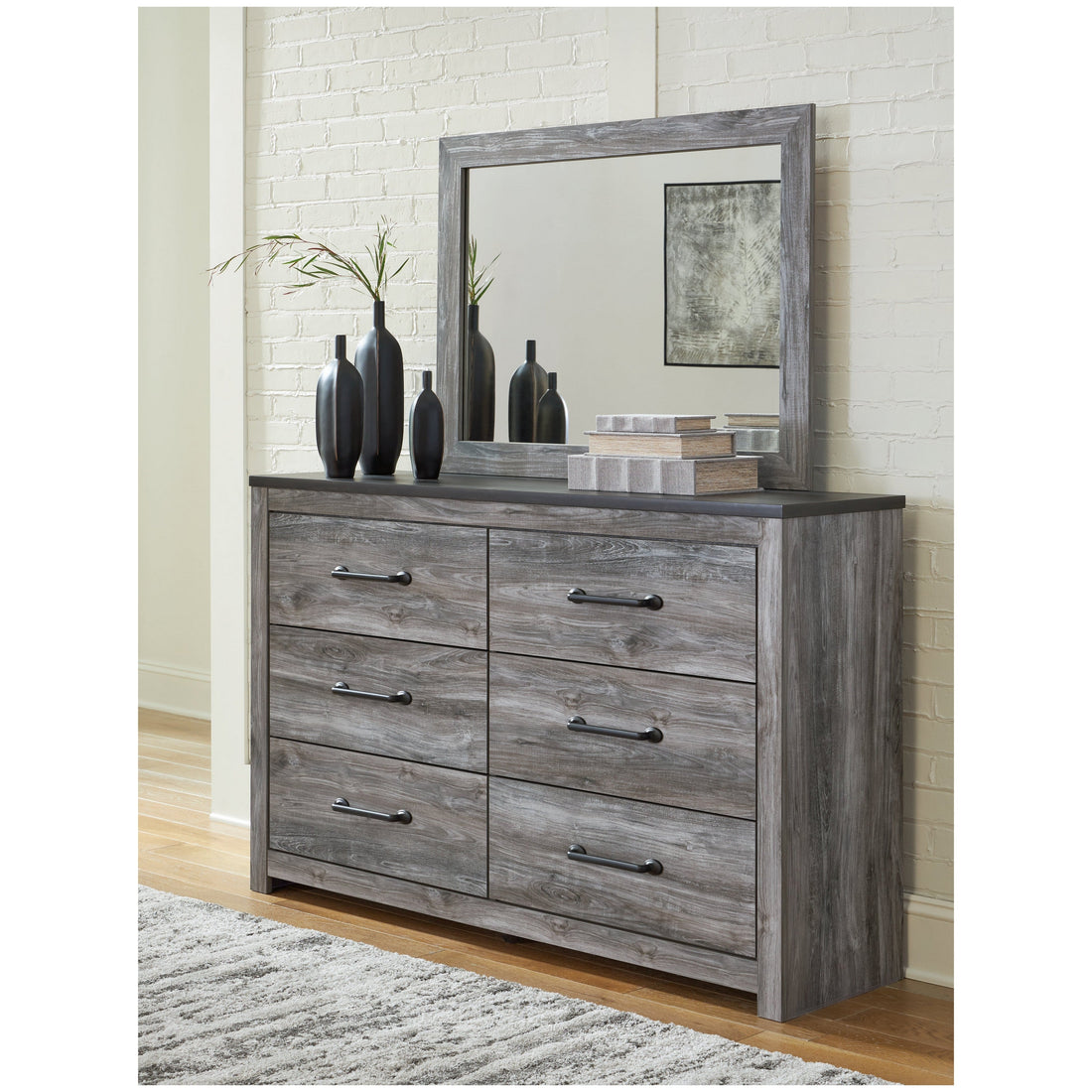 Bronyan Dresser and Mirror Ash-B1290B1