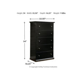 Maribel Chest of Drawers Ash-B138-46