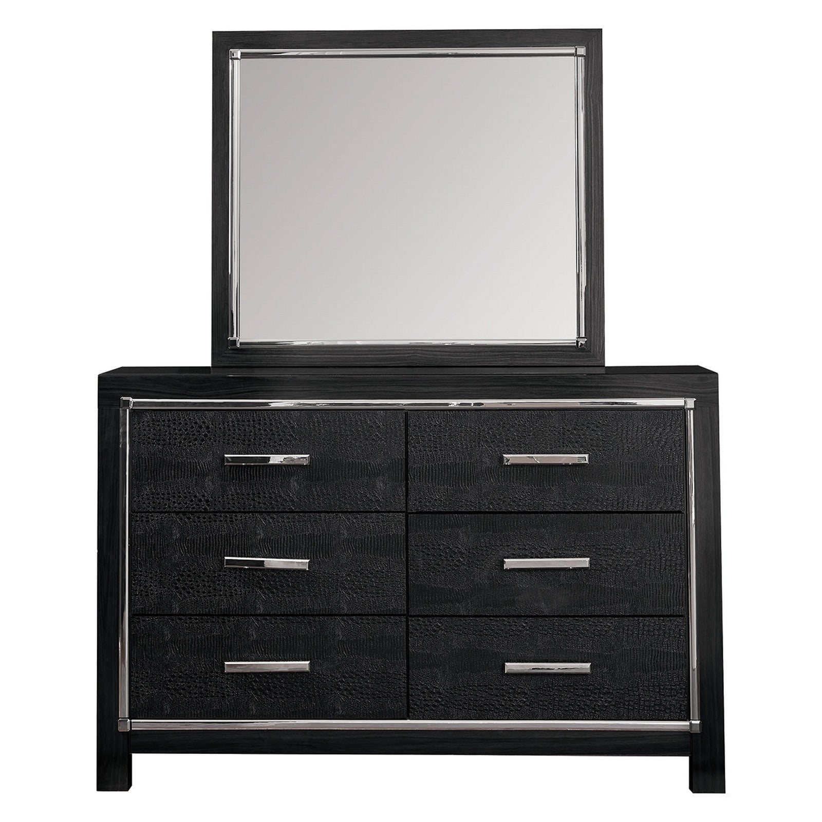 Kaydell Dresser and Mirror Ash-B1420B1