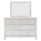 Paxberry Dresser and Mirror Ash-B181B8